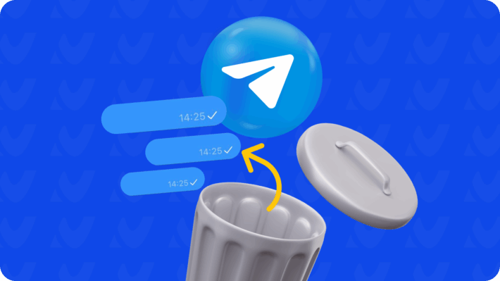 прочитати видалені повідомлення Телеграм