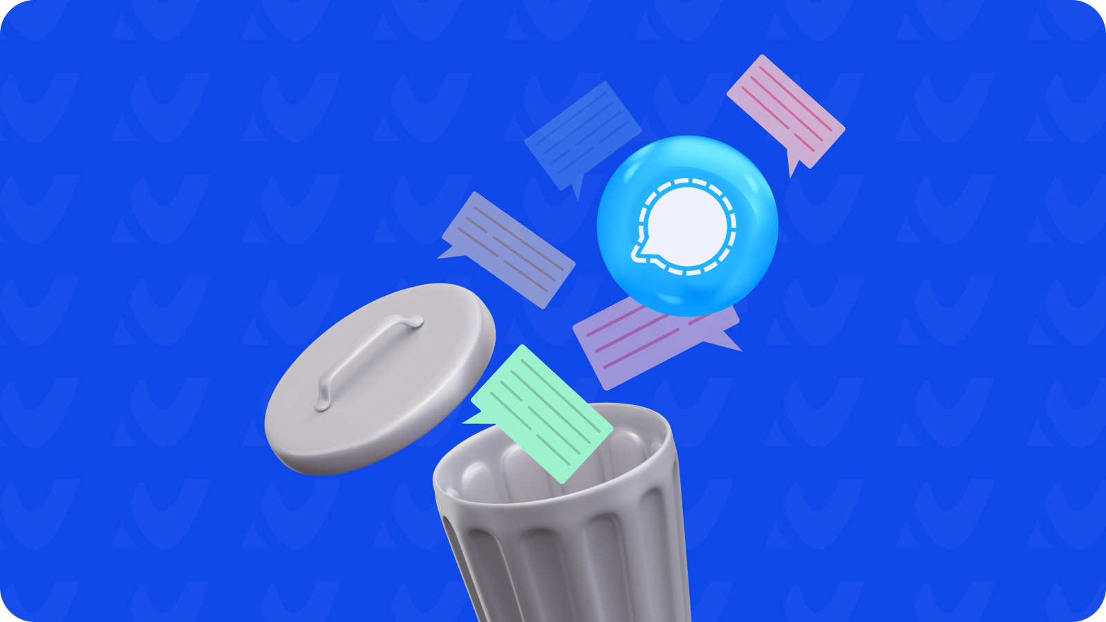 Як видалити чати у Сігнал (Signal) вручну