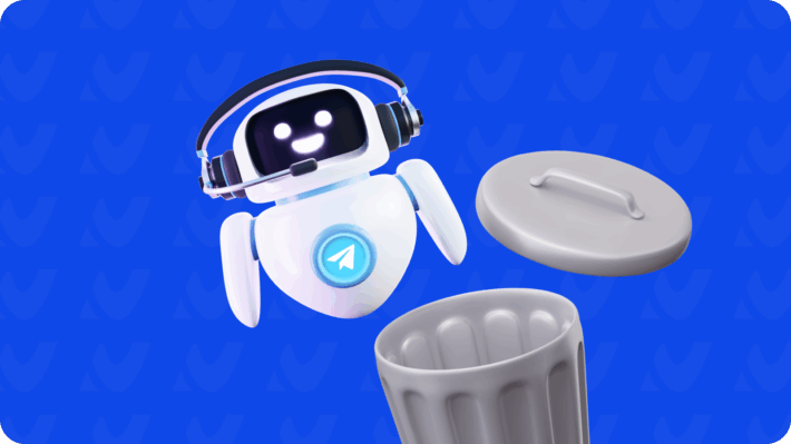 Як видалити чат-бот в Телеграм