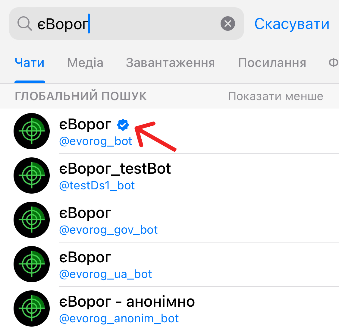 Як розпізнати фейкового бота в Telegram